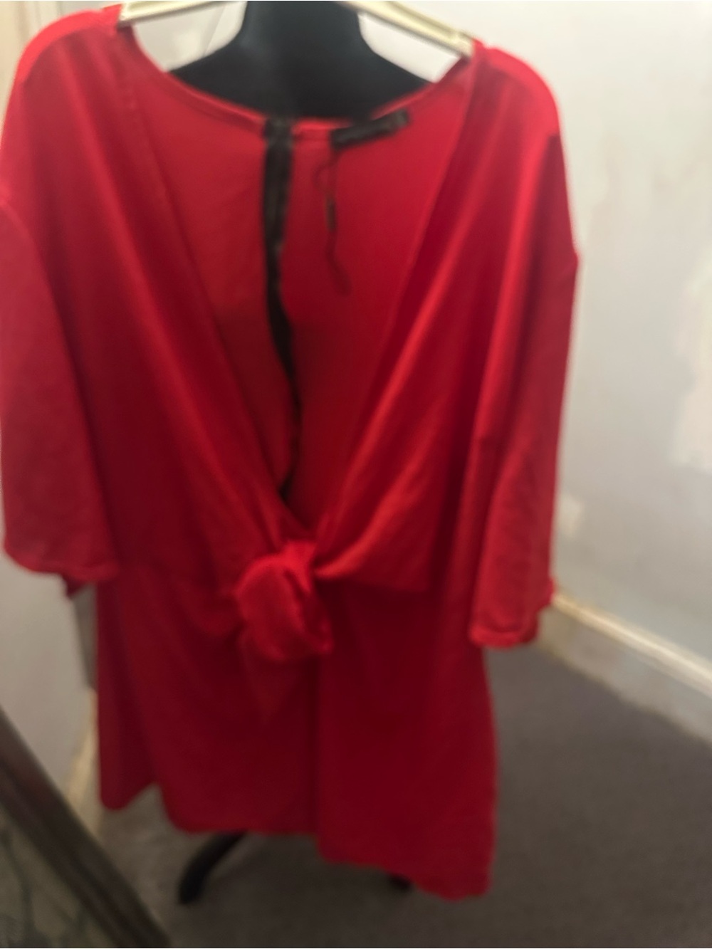 PrettyLittleThing Light Weight Red Romper